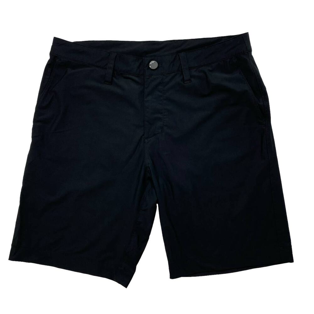 ZELLA Mens Torrey Performance Shorts in Black Size 30 Stretch Nylon Golf Sport